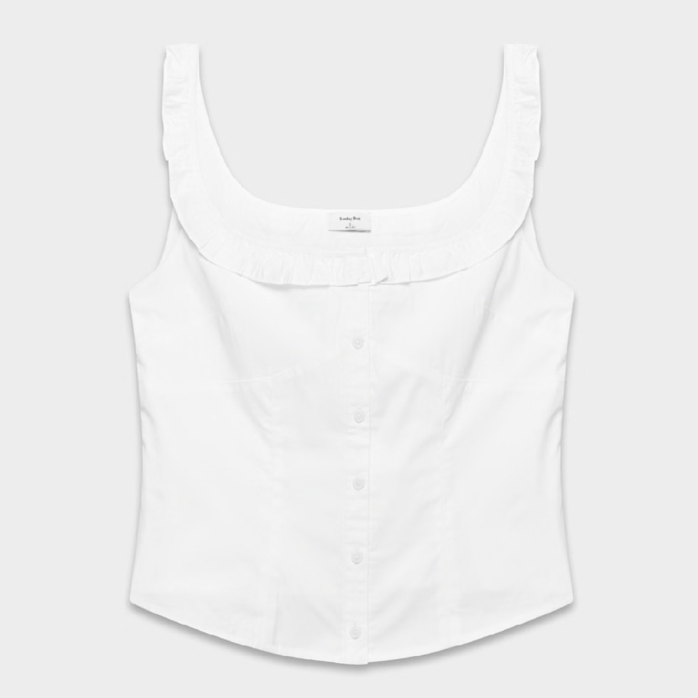 ARITZIA Sunday Best Glenda Poplin Top